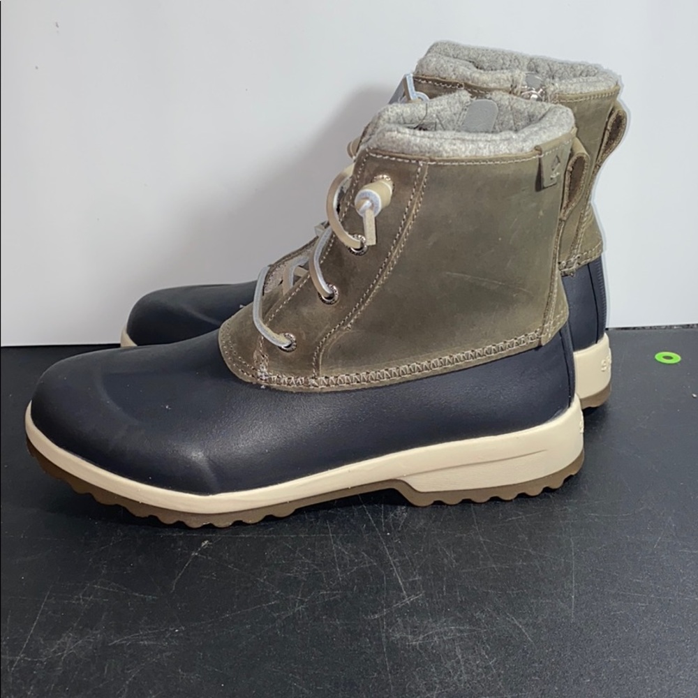 LADIES SPERRY MARITIME REPEL GREY WATERPROOF BOOTS - Picture 6 of 11